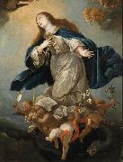 Circle of Mateo Cerezo the Younger Immaculate Virgin, formerly in the Chapel of Palacio de Penaranda, Spain oil painting reproduction